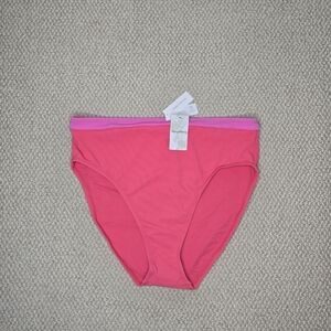 Tommy Bahama Pink High Waist Tummy Control Bikini Bottom XL NWT